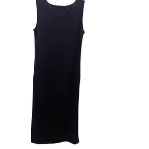 Bob Mackie Studio Knit Wool Blend Maxi Dress Navy Women’s Size Large